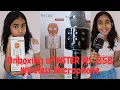 Unboxing of WSTER WS-858 Wireless Microphone HIFI Speaker Wireless Karaoke