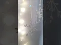 Easy Christmas decor idea DIY snowflake