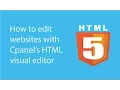 How to edit HTML websites with Cpanel s visual HTML editor