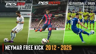 neymar free kick in every pes 2012 2025 
