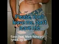 Easy (feat. mark ronson) - lyrics by ta