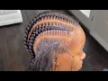 How I get STRAIGHT PROPORTIONAL PARTS with Straight Back Braids