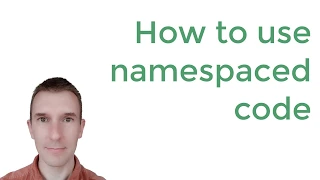 PHP namespaces How to use namespaced code in PHP