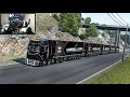 Download Lagu Insane 5 Trailer Road Train For Umbrella Corporation - Euro Truck Simulator 2 - Logitech G29 Setup