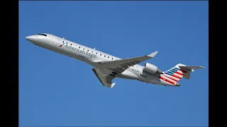 First Class American Airlines CRJ-700 - Reagan National DCA to Myrtle Beach Int l Airport MYR