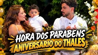ANIVERSARIO DO THALES PARTE 2 - HORA DOS PARABENS - NATHALIA VALENTE