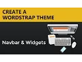 Wordpress Theme Tutorials Wordstrap Theme - Navbar and Widgets
