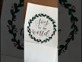 How to Make Easy DIY Christmas Card Part 1