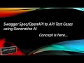 Swagger to API Test Cases using Generative AI No
