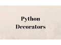 The Basics of Python Decorators