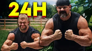24 Hours With The Strongest Man on Earth?