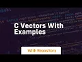c vectors with examples