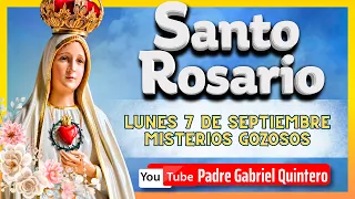 🩵 Santo Rosario de hoy lunes 7 de septiembre, Santo Rosario corto de hoy lunes Padre Gabriel EN VIVO
