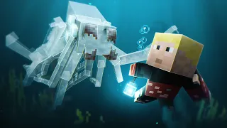 Beating Minecraft in Ocean ONLY World