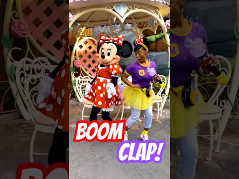 Do the BOOM Clap 👏🏾💃🏾 with Meekah, Minnie and the Disney Princesses!