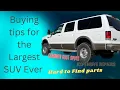Ford Excursion Buyers Guide Tips and Tricks for Buying a Good Truck