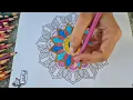 Relaxing Mandala Coloring for Stress Relief Mindfulness Creative Clam