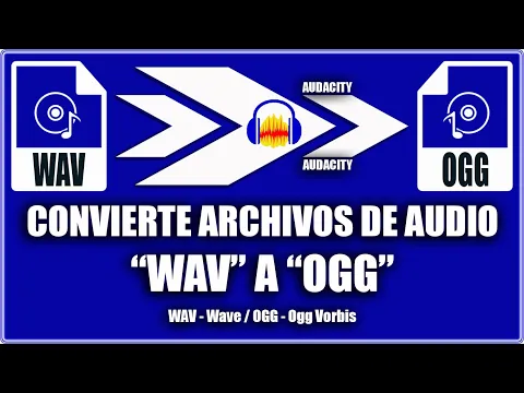 Download MP3 Convertir audio wav a ogg - Audacity