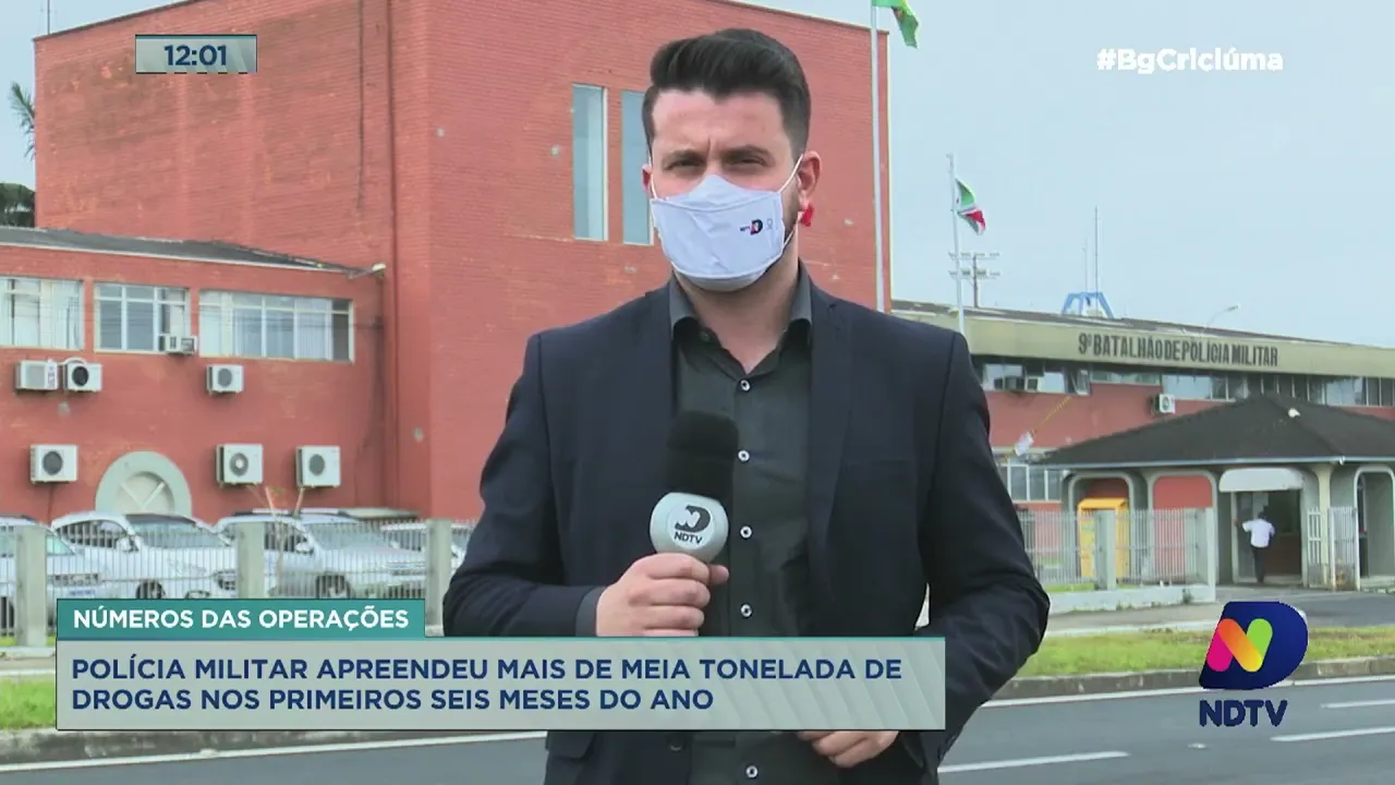 Polícia Militar apreendeu mais de meia tonelada de drogas nos primeiros seis meses do ano