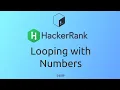 Looping with Numbers HackerRank Linux Shell