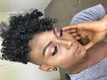 Protective Style Curly-Crochet on Shaved