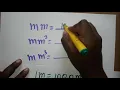 mm to m mm2 to m2 mm3 to m3