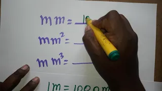 mm to m mm2 to m2 mm3 to m3