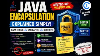Java Encapsulation Explained Simply Getters Setters Data Hiding