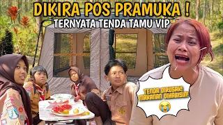 Tenda mewah mbok ninu di bajak anak2 | Komedi Bocil