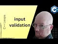 C Tutorial how to do input validation using while loops