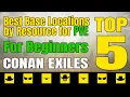 Best Base Locations by Resource for PVE For Beginners Top-5