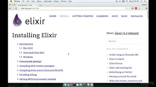 The Complete Elixir and Phoenix Bootcamp Installing Elixir