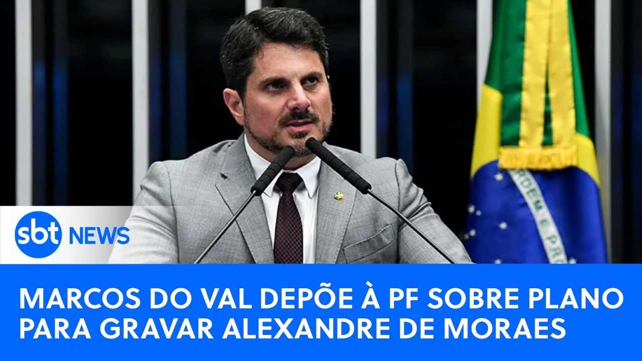 ???? SBT News na TV |  Senador Marcos do Val depõe à PF; casos de racismo e homofobia crescem no Brasil