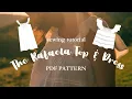 Rafaela Top Dress Sewing Tutorial Romantic Edwardian Style Blouse with Pintucks
