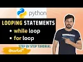 Python Tutorials For Beginners - Tutorial 8 Python while and for loops