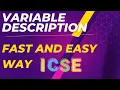 variable description easiest way computer application java icse 2023