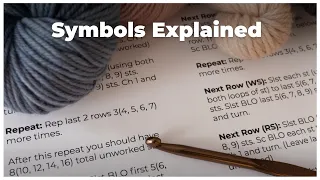 Crochet Pattern Symbols Explained: Read ANY Pattern