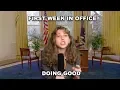 C B Ooberman s First Week in Office