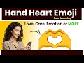 Heart Hands Emoji Meaning Love Support Gratitude Care Explained