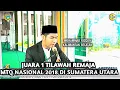 Download Lagu Juara 1 MTQ (Tilawah) Golongan Remaja Putra | Kafilah KALSEL | MTQ Nasional 2018 Di Sumatera Utara.