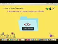 Step 4 - How to create a project root folder How to setup Playwright