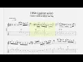 TYSON YOSHI & 周殷廷 Yan Ting - 1994 | Guitar Solo (w/tab pdf & gp)