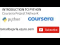 Introduction To Python coursera course