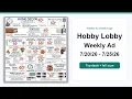 Hobby Lobby Weekly Ad 26 - 26 Top Deals