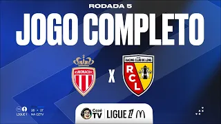 JOGO COMPLETO: MÔNACO X LENS | LIGUE 1 26/27 | 5ª RODADA