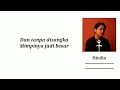 Nabi Palsu - Hindia ( Lirik )