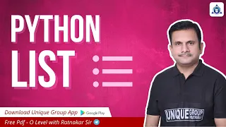 Python List Python Lists And List Functions Python Tutorials For Absolute Beginners In Hindi