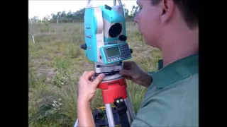 Trabalho com Estação Total