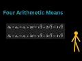Four Arithmetic Means in Sequence Step-by-Step Guide Grade 11 12 math in English 33 G11 C6