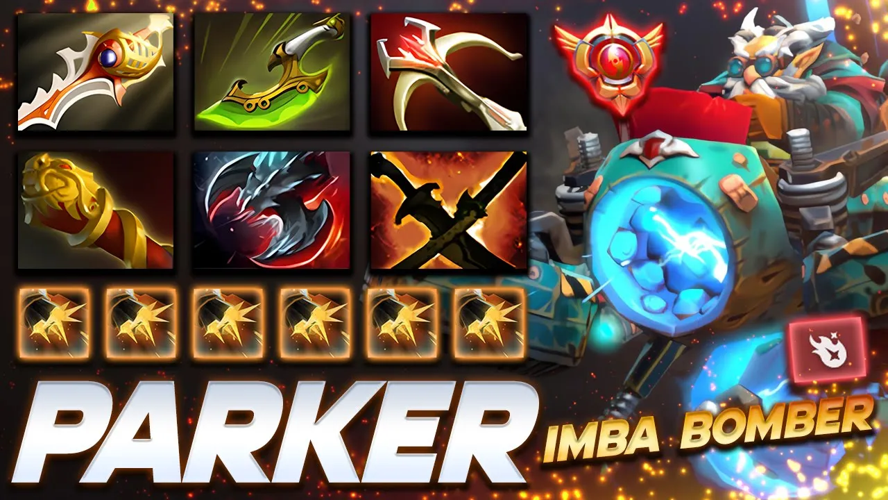 Parker Gyrocopter IMBA BOMBER - Dota 2 Pro Gameplay [Watch & Learn]